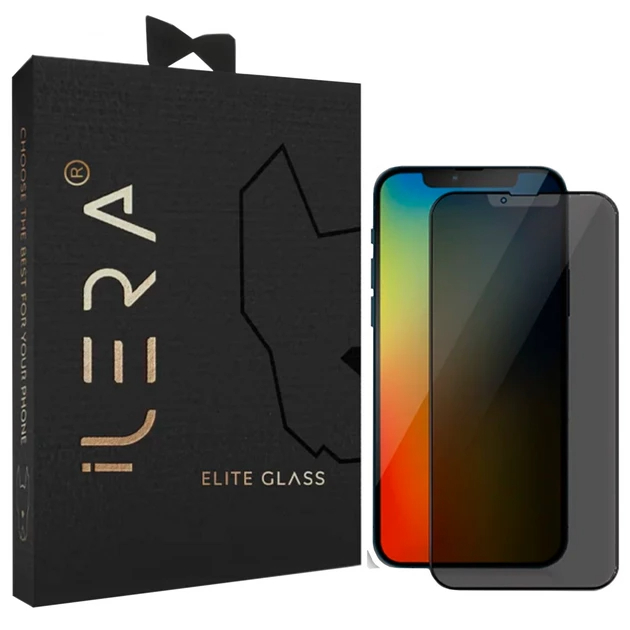 Защитное стекло с рамкой iLera DeLuxe FullCover Glass Pro for iPhone 14 pro сетка + рамка