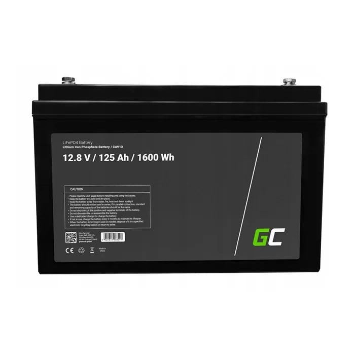 Аккумулятор GreenCell LiFePO4 12.8V 125Ah (100А) + BMS - фото 2