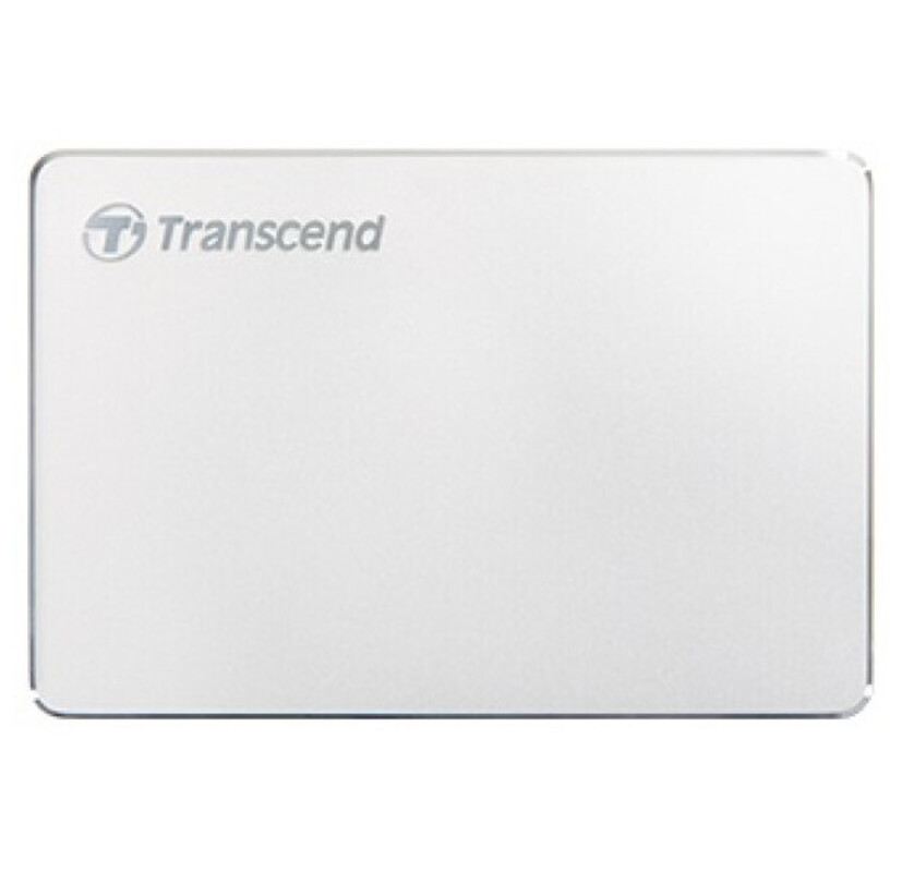 Портативный жесткий диск Transcend 1TB USB 3.1 Type-C StoreJet 25C3S Silver (TS1TSJ25C3S)