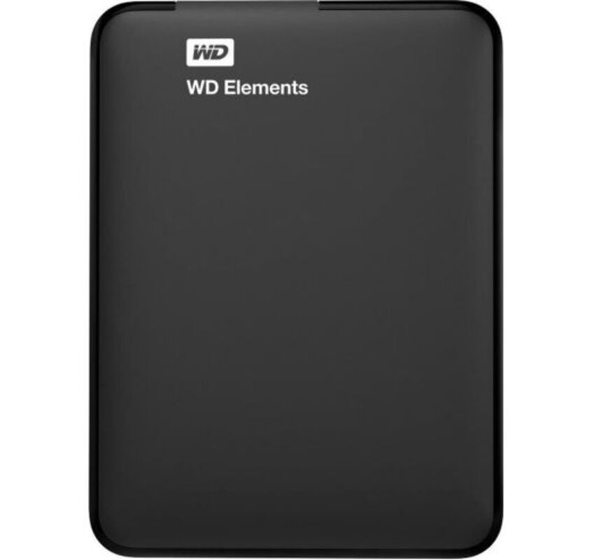 Внешний жесткий диск 2.5" USB 1.0TB WD Elements Black (WDBUZG0010BBK-WESN)